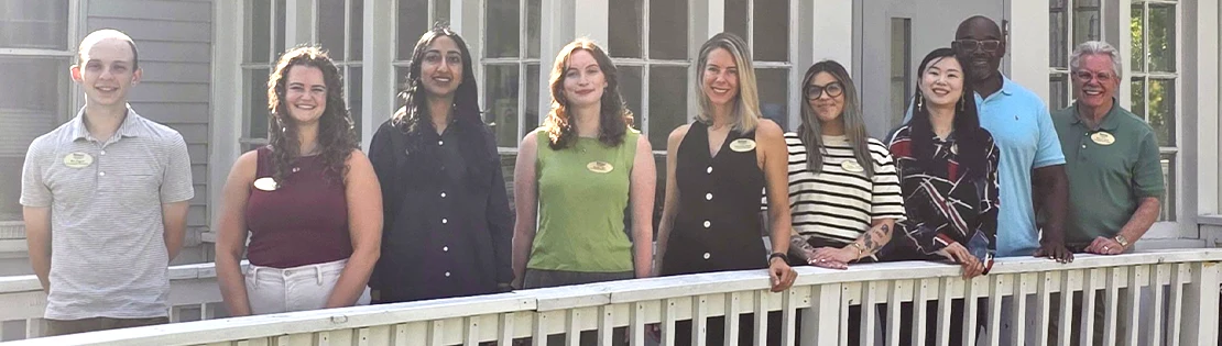 The counseling group posed together for a photo.